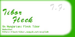 tibor fleck business card